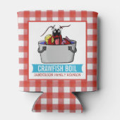 ピクニッククロウフィッシュ沸騰懇親会シーフードパーティー赤 缶クーラー (裏面)