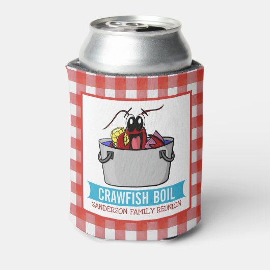 ピクニッククロウフィッシュ沸騰懇親会シーフードパーティー赤 缶クーラー (缶裏面)