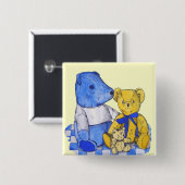 ピクニッククロスオリジナルアート 缶バッジ (正面&裏面)