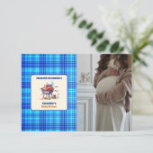 ピクニッククロスベビーQベビーシャワー サンキューカード (スタンド正面)