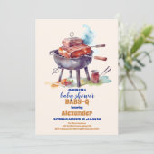 ピクニッククロスベビーQベビーシャワー 招待状 (スタンド正面)