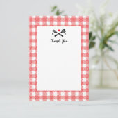 ピクニッククロスBBQありがとうございました サンキューカード (スタンド正面)