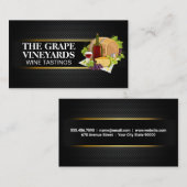 ピクニックグラフィックス | ワインとチーズ 名刺 (正面/裏面)