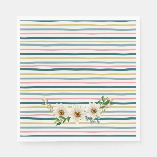 ピクニックシャワー用マッチングナプキン スタンダードランチョンナプキン (正面)