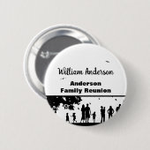 ピクニックシルウオエットファミリー懇親会(名前あり) 缶バッジ (正面&裏面)