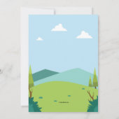 ピクニックシーン招待状 招待状 (裏面)