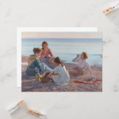 ピクニックスナックをビーチイタリアン（シーサイドシーン） カード (正面/裏面インサイチュ)