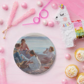 ピクニックスナックをビーチイタリアン（シーサイドシーン） ペーパープレート (パーティー)