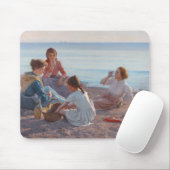 ピクニックスナックをビーチイタリアン（シーサイドシーン） マウスパッド (マウス)