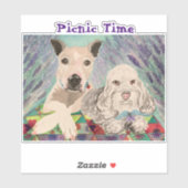 ピクニックタイムドッグ シール (シート)