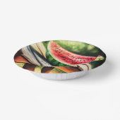 ピクニックテーブルのスイカ ペーパーボウル (傾斜あり)