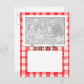 ピクニックテーマの招待状のテンプレート インビテーションポストカード (正面/裏面)