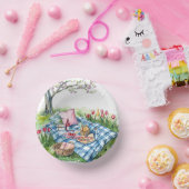 ピクニックテーマの紙ボウル ペーパーボウル (パーティー)