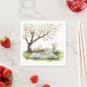 ピクニックデザインペーパーナプキン スタンダードカクテルナプキン (インサイチュ)