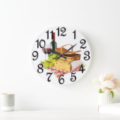 ピクニックバスケット ラージ壁時計 (ホーム)