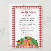 ピクニックバーベキュークックアウトグリル 招待状 (正面)