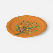 ピクニックパークパーティーサマーツリー ペーパープレート (アングル)