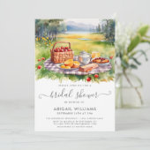 ピクニックパーク素朴フォレストメドウブライダルシャワー 招待状 (スタンド正面)