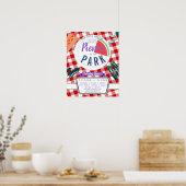 ピクニックパーティー資金調達学校PTO PTAポスター ポスター (キッチン)