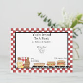 ピクニックパーティー 招待状 (スタンド正面)
