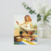 ピクニックピンアップ ポストカード (スタンド正面)