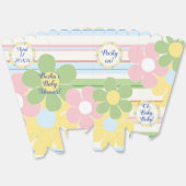 ピクニックフローラのシャワー用化粧箱 フェイバーボックス (見開き)