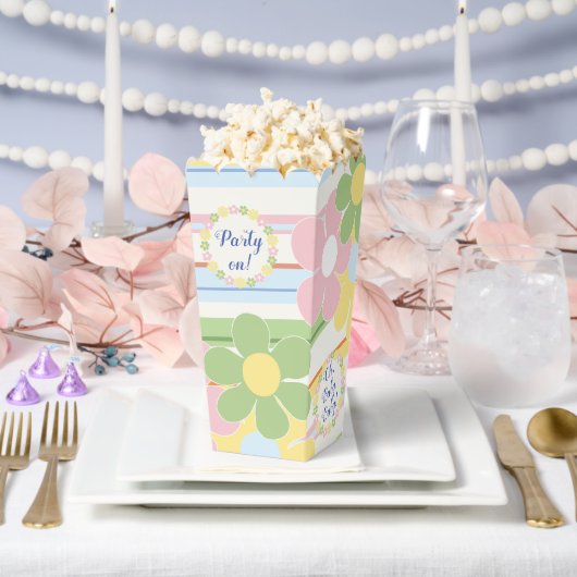 ピクニックフローラのシャワー用化粧箱 フェイバーボックス (ウェディング)