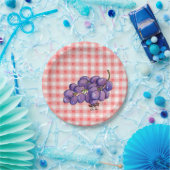 ピクニックブドウ ペーパープレート (パーティー)