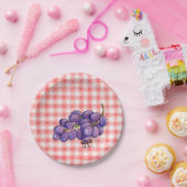 ピクニックブドウ ペーパープレート (パーティー)