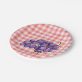 ピクニックブドウ ペーパープレート (アングル)