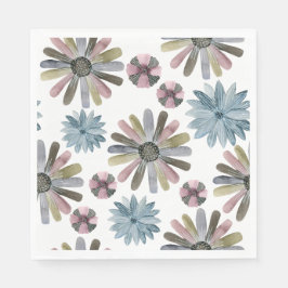 ピクニックプレート – 花 スタンダードランチョンナプキン