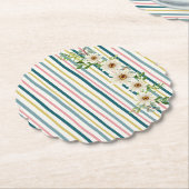 ピクニックベビーシャワー紙コースター ペーパーコースター (アングル)