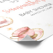 ピクニックベビーブランチ赤ちゃんシャワーウェルカム ポスター (角)