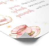 ピクニックベビーブランチ赤ちゃんシャワーマママオサバー ポスター (角)