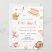 ピクニックベビーブランチ赤ちゃんシャワー招待状 招待状 (正面)