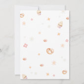 ピクニックベビーブランチ赤ちゃんシャワー招待状 招待状 (裏面)