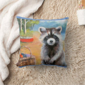 ピクニックラクーン クッション (ブランケット)