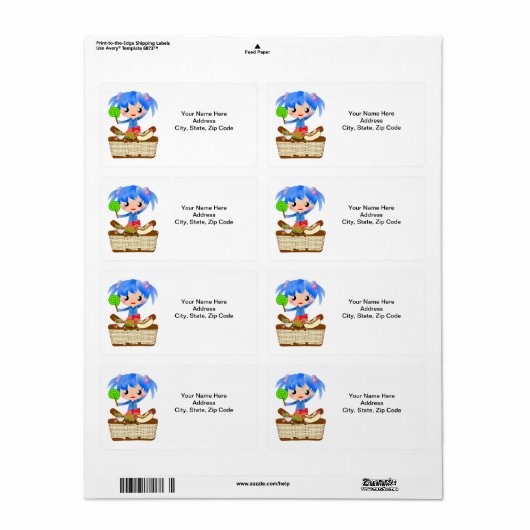 ピクニックラベル ラベル (フルシート)