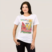 ピクニック仲間 - 夏のスナック隊 トライブレンドTシャツ (正面全面)