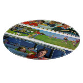 ピクニック前、ピクニック中、ピクニック後 カッティングボード (角)