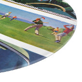 ピクニック前、ピクニック中、ピクニック後 カッティングボード (角)