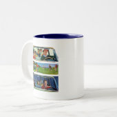 ピクニック前、ピクニック中、ピクニック後 ツートーンマグカップ (正面左)