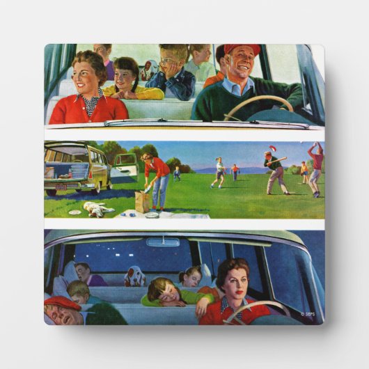 ピクニック前、ピクニック中、ピクニック後 フォトプラーク (正面)