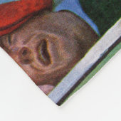 ピクニック前、ピクニック中、ピクニック後 フリースブランケット (角)