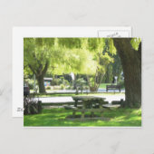 ピクニック場 ポストカード (正面/裏面)