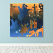 ピクニック式 キャンバスプリント (インサイチュ (ウッドフロア))