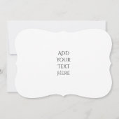 ピクニック招待状おもしろいウィッカータイポグラフィパーティー 招待状 (裏面)