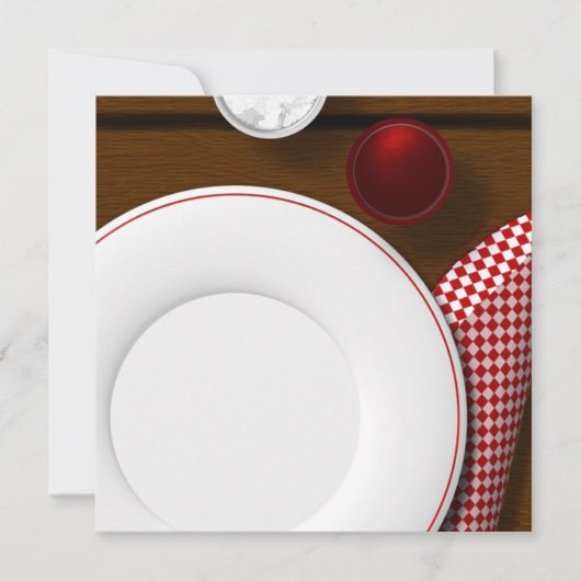 ピクニック招待状ガラス 招待状 (正面)