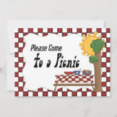 ピクニック招待状 招待状 (正面)