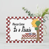 ピクニック招待状 招待状 (スタンド正面)